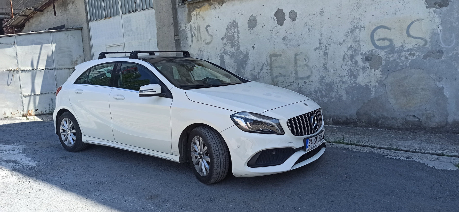 Paw Mercedes A-Serisi HB (W177) 2018-2026 Ara Atkı Portbagaj Taşıyıcı - Pro 3 Gri