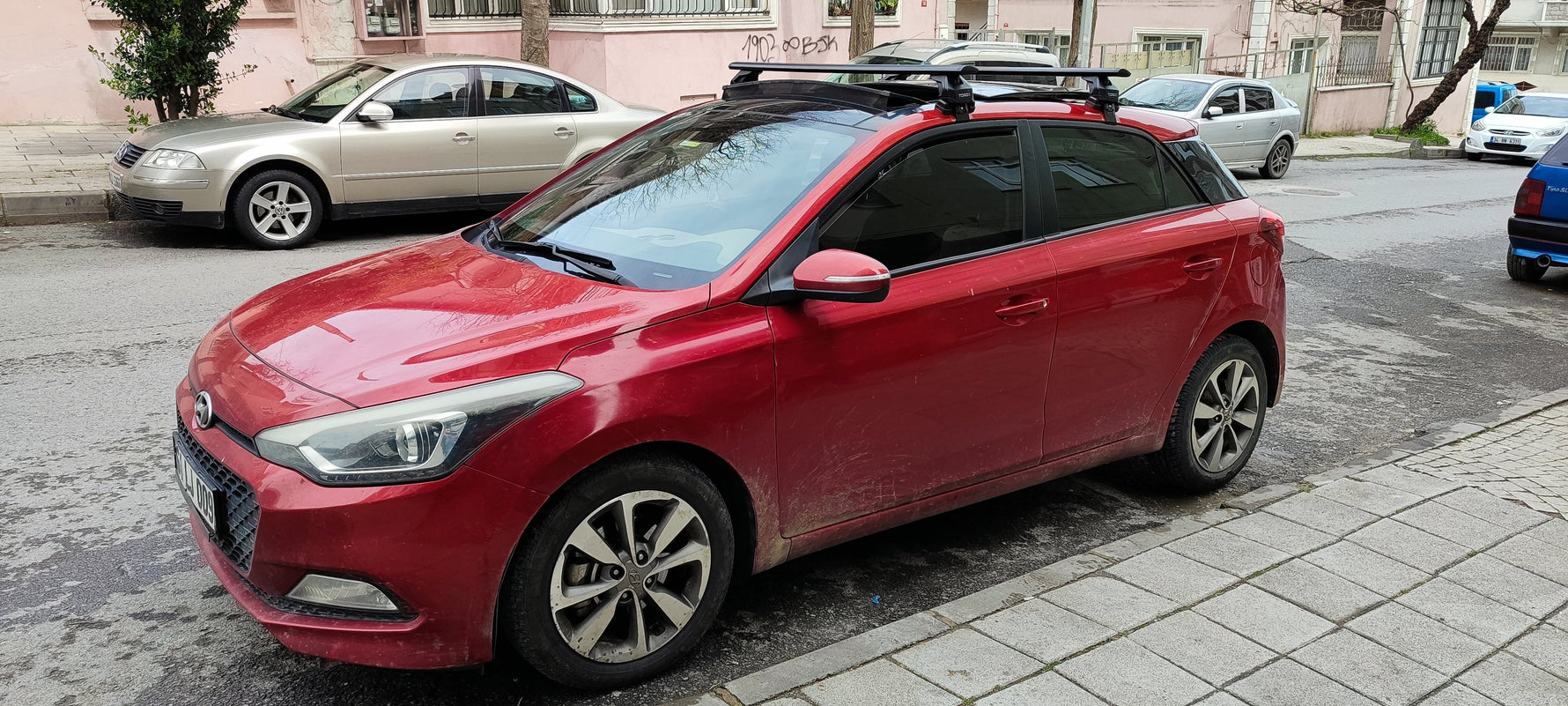 Hyundai İ20 2020-2025 Oluksuz Üst Tavan Portbagaj Taşıyıcı Ara Atkısı Toros Serisi Pro 4 Gri