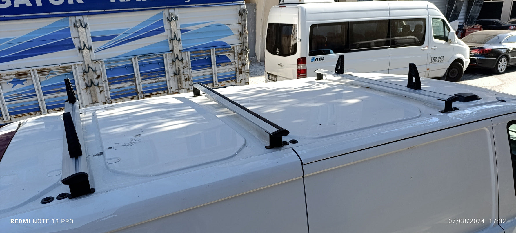 Ford Transit Custom 2013-2023 Araç Üstü Merdiven Sabitleyici, Yük Taşıma Sistemleri Pratik Seri 2 Adet