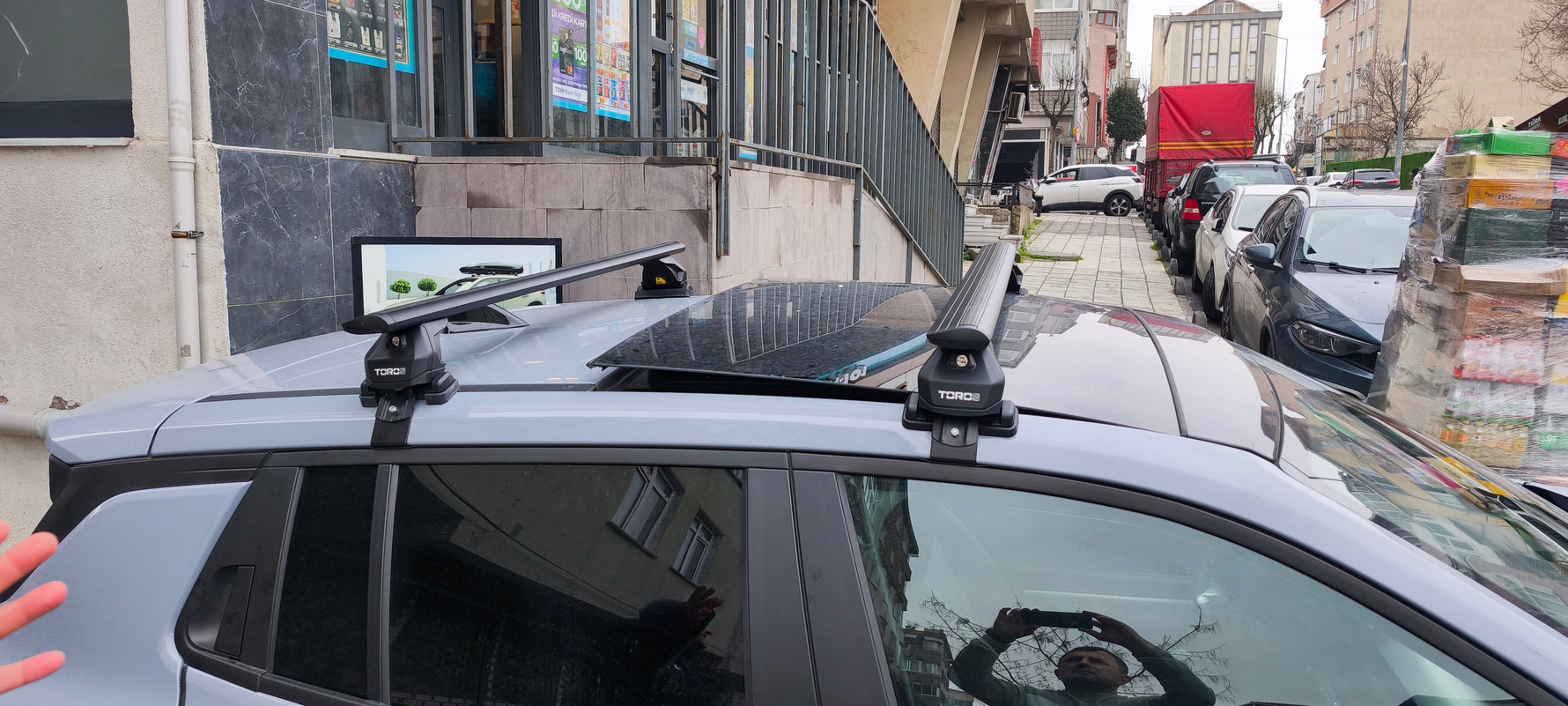 Jeep Avenger (2022-2025) Tavan Portbagaj Taşıyıcı Ara Atkısı Toros Serisi Pro 4, Siyah