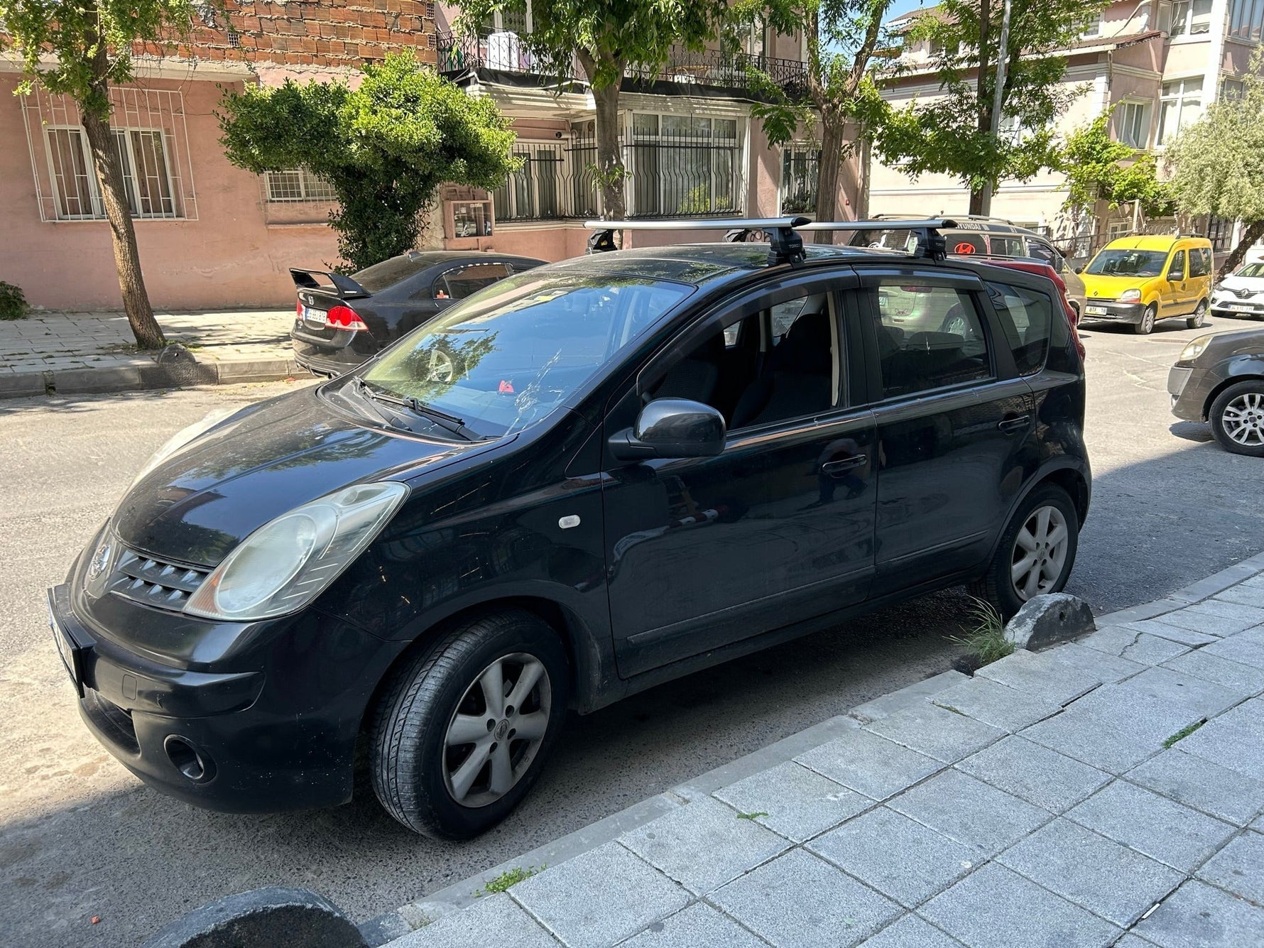 Nissan Note E12 2014-2020 Oluksuz Üst Tavan Portbagaj Taşıyıcı Ara Atkısı Toros Serisi Pro 4 Gri
