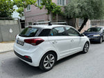 Hyundai i20 (2014-2020) Tavan Taşıyıcı Ara Barlar Vidalı Montaj, Toros Fix Pro, Pro 6 Alu Gri