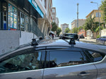 Ford Focus Hb (C519) 2018-2025 Oluksuz Üst Tavan Portbagaj Taşıyıcı Ara Atkısı Toros Serisi Pro 4 Gri