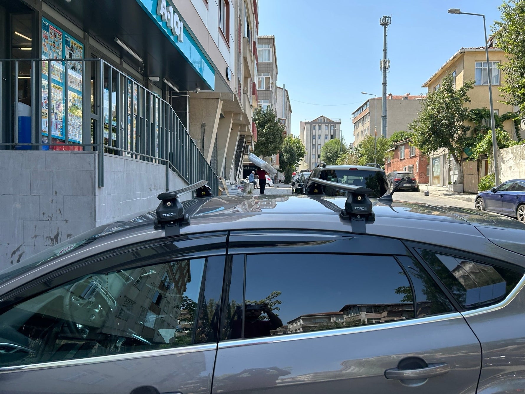 Ford Focus Hb (C519) 2018-2025 Oluksuz Üst Tavan Portbagaj Taşıyıcı Ara Atkısı Toros Serisi Pro 4 Siyah