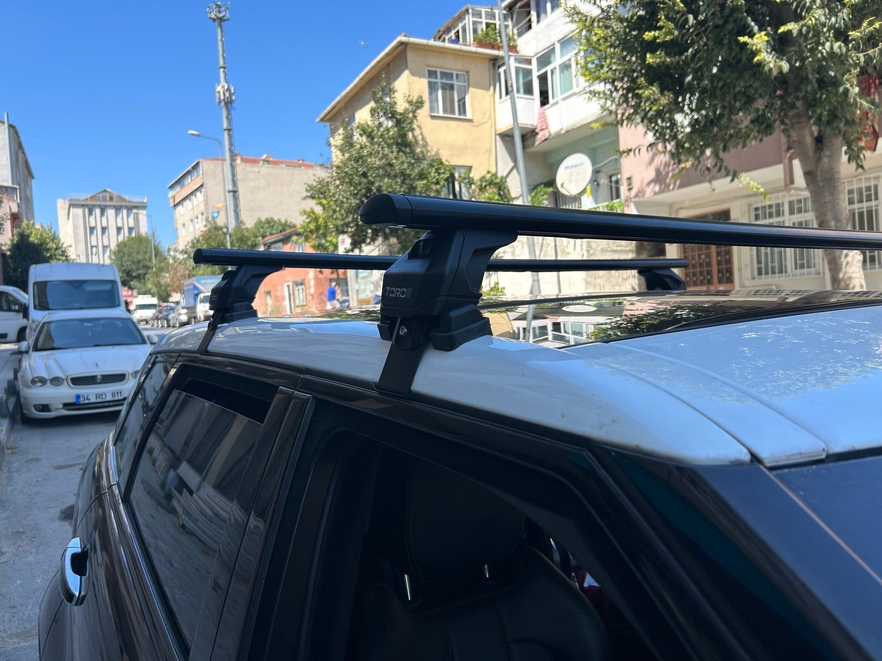 Land Rover Evoque L538 2011-2019 Oluksuz Üst Tavan Portbagaj Taşıyıcı Ara Atkısı Toros Serisi Pro 4 Gri