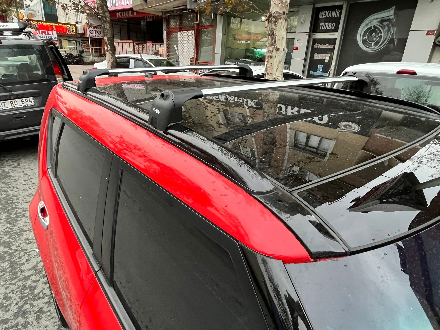 Kia Soul 2020-2025 Portbagaj Taşıyıcı Ara Atkisi - Ara Çubuk Paw Pro 2 Gri
