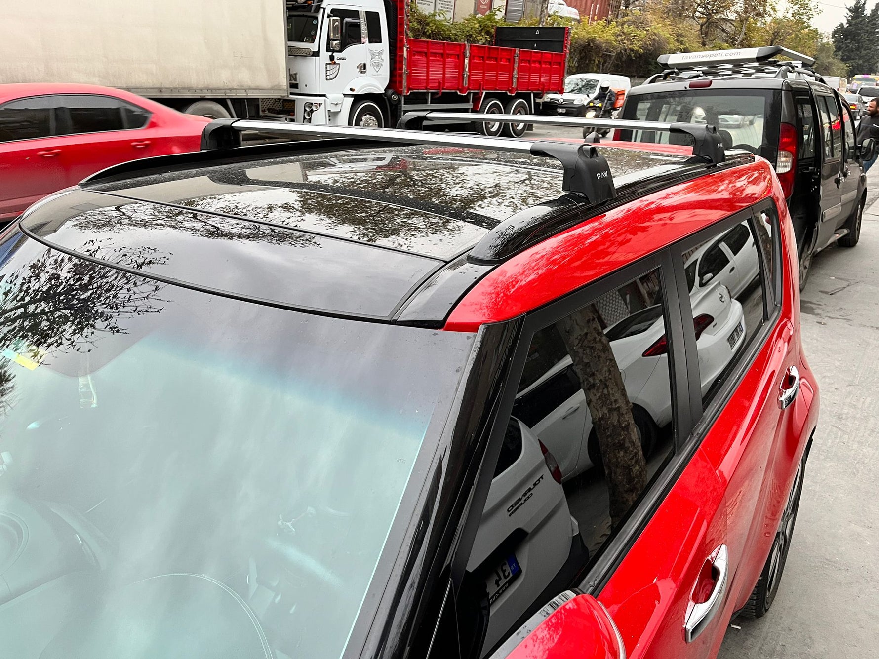 Kia Soul 2020-2025 Portbagaj Taşıyıcı Ara Atkisi - Ara Çubuk Paw Pro 2 Gri