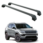Jeep Compass 2017-2025 Portbagaj Taşıyıcı Ara Atkisi - Ara Çubuk Paw Pro 2 Siyah