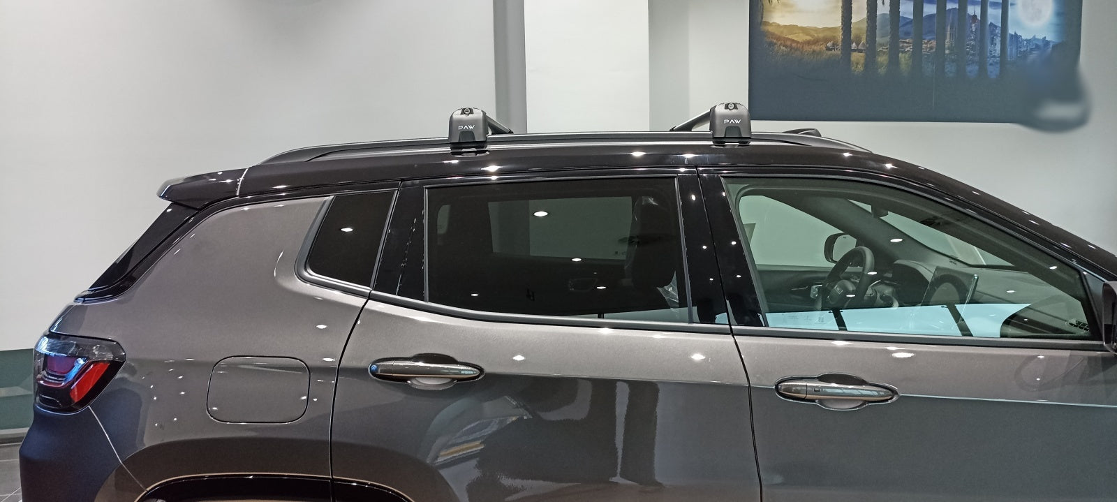 Jeep Compass 2017-2025 Portbagaj Taşıyıcı Ara Atkisi - Ara Bar Paw Pro 2 Gri