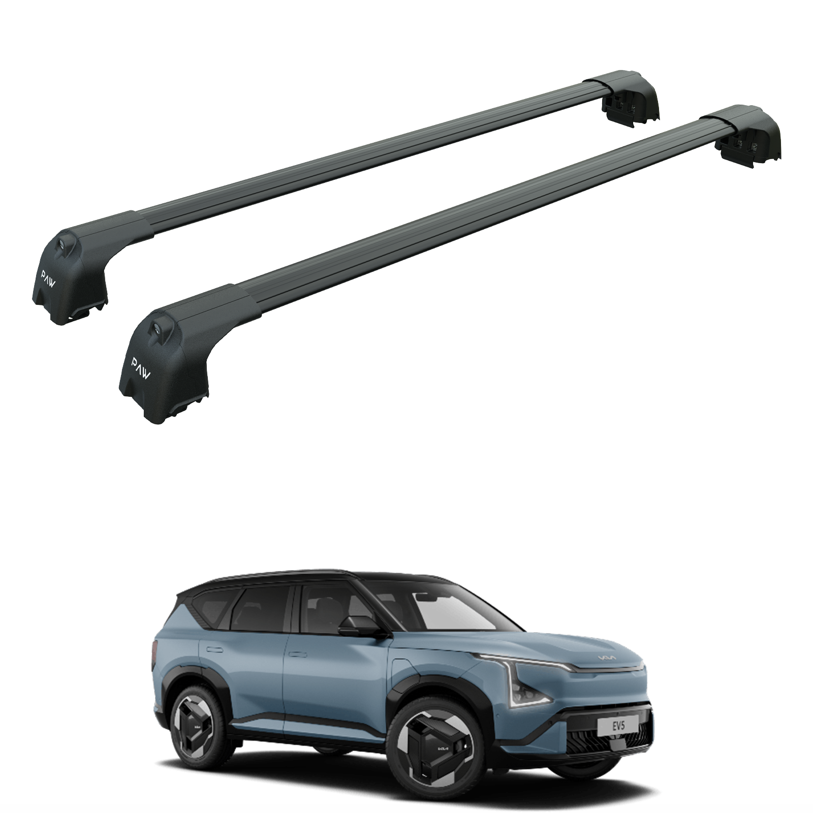 Kia Ev5 2023-2025 Portbagaj Taşıyıcı Ara Atkisi - Ara Çubuk Paw Pro 2 Siyah