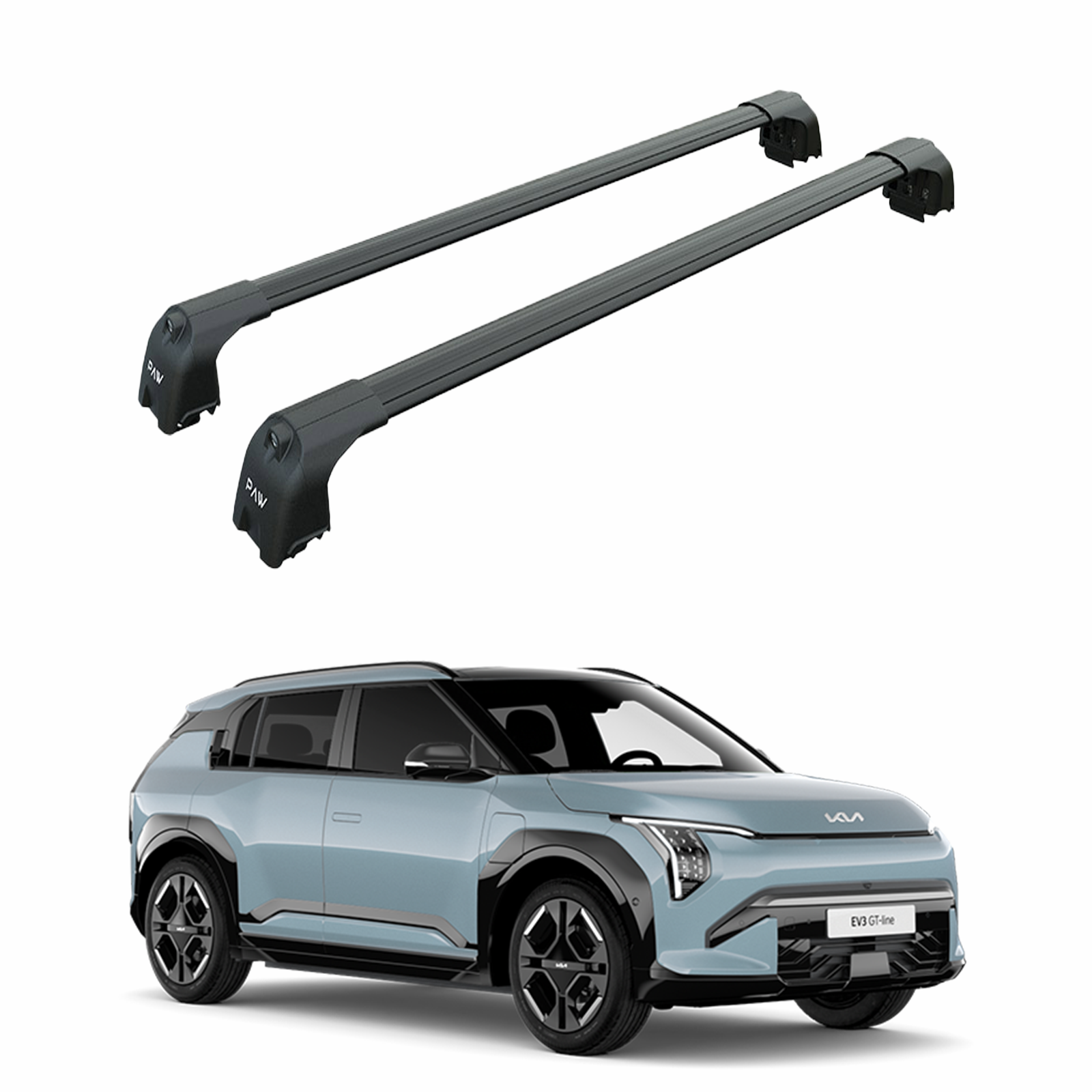 Kia Ev3 2024-2025 Portbagaj Taşıyıcı Ara Atkisi - Ara Çubuk Paw Pro 2 Siyah