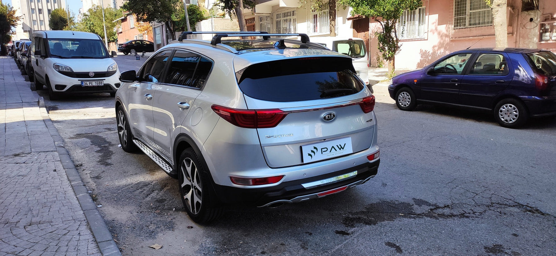 Peugeot 5008 2017-2024 Portbagaj Taşıyıcı Ara Atkisi - Ara Çubuk Paw Pro 2 Gri
