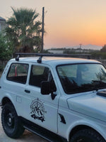 Lada Niva 1977 -2025 Yagmur Oluklu Üst Tavan Taşıyıcı Ara Atkısı Paw Gri
