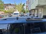 Land Rover Defender 110 2020-2025 Araç Üstü Alüminyum Tavan Yan Rayları Plus Serisi - Gri