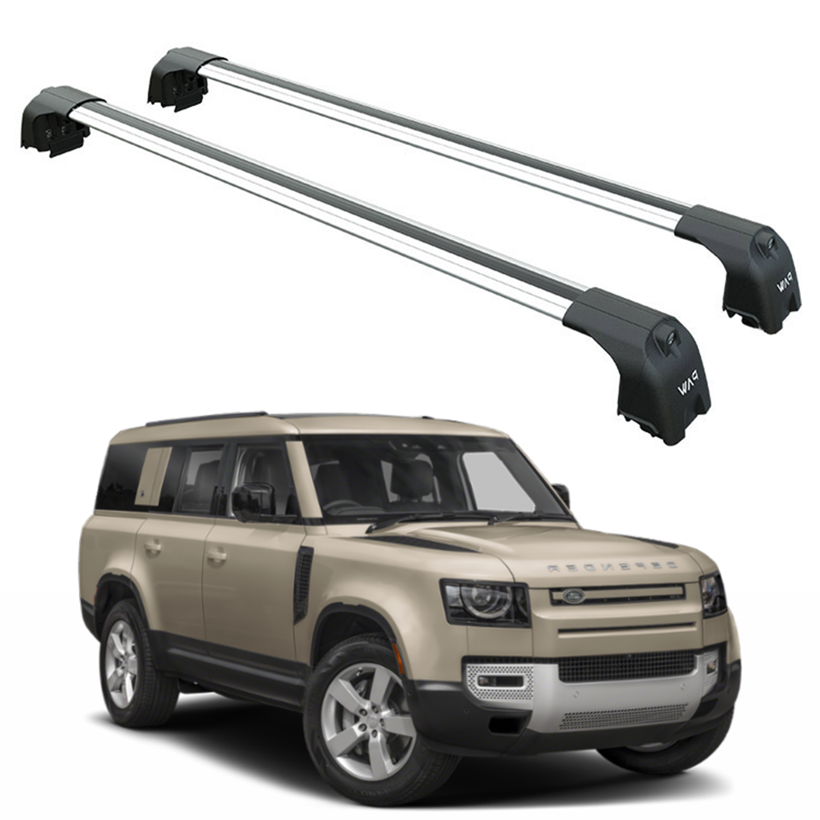 Land Rover Defender 130 2020-2026 Roof Rack Cross Bars T Slot Rail Gri