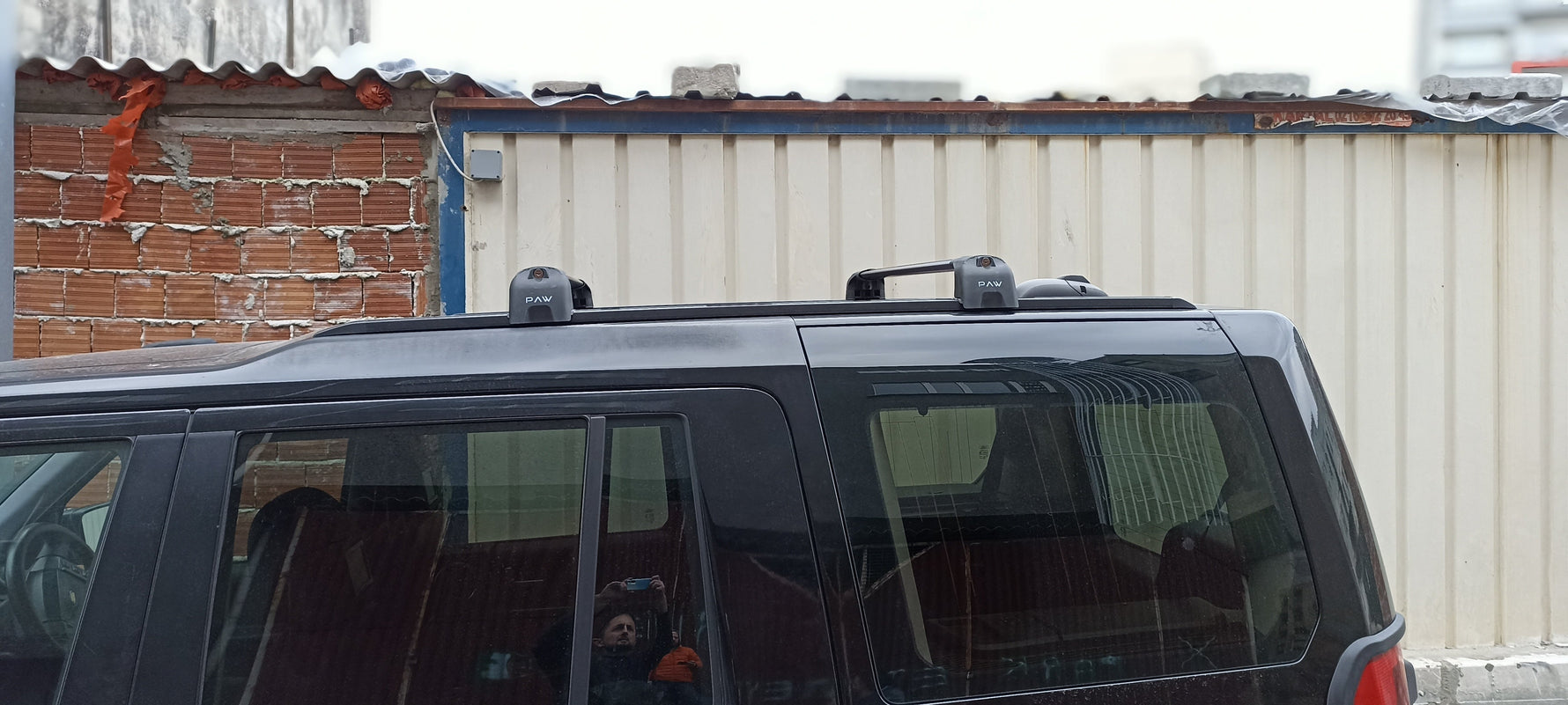 Land Rover Discovery LR3 2004-2010 Roof Rack Tavan Taşıyıcı Ara Barlar Vidalı Montaj, Toros Fix Pro, 6 Gri