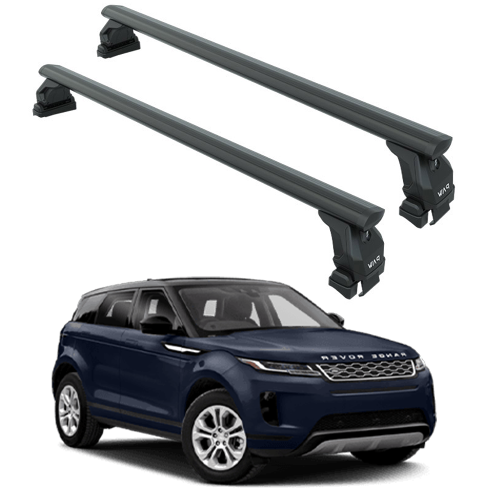 Land Rover Evoque L551 2019-2025 Oluksuz Üst Tavan Portbagaj Taşıyıcı Ara Atkısı Toros Serisi Pro 4 Siyah
