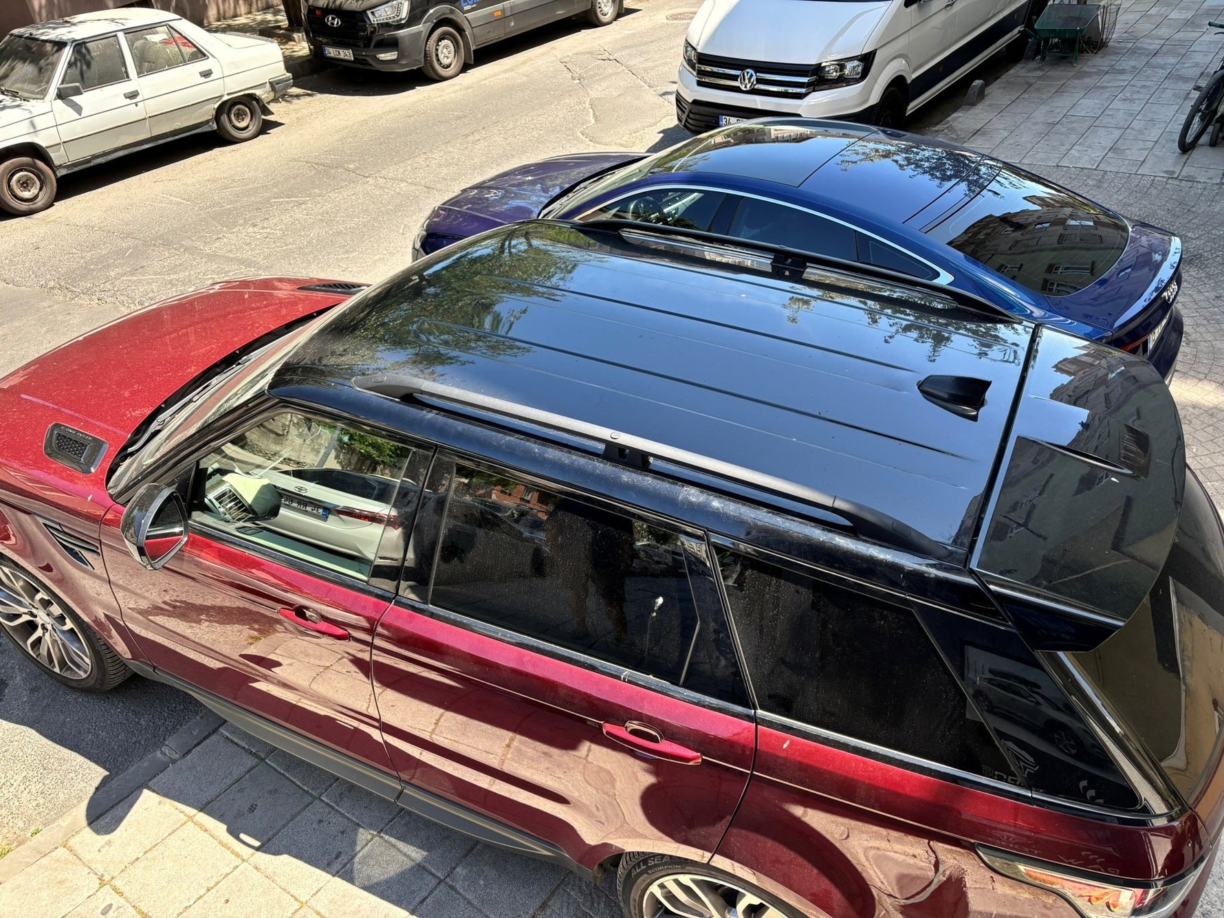 Land Rover Range Rover Sport (L494) 2013-2022 Üst Tavan Çıtası Paw Plus Serisi Siyah