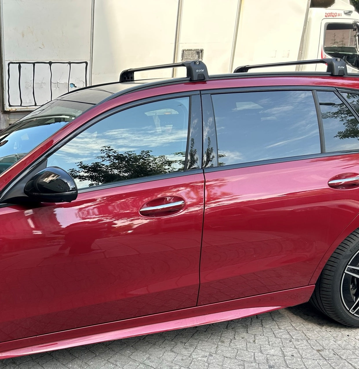 Mercedes C Estate S205 2014-2021 Portbagaj Taşıyıcı Ara Atkisi - Ara Bar Paw Pro 2 Gri