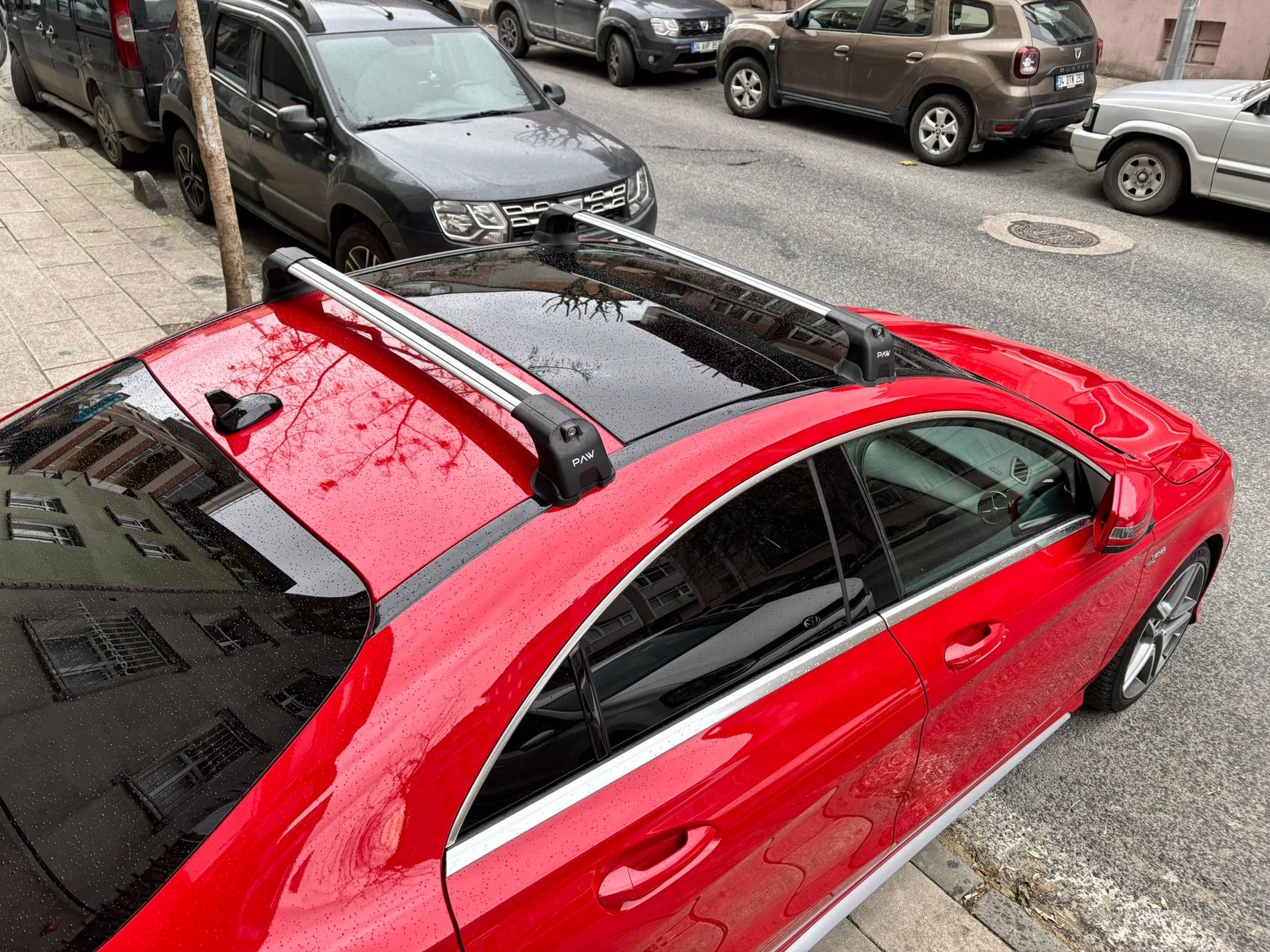 Paw Mercedes-Benz CLA (C117) 2013-2019 Ara Atkı Portbagaj Taşıyıcı - Pro 3 Gri