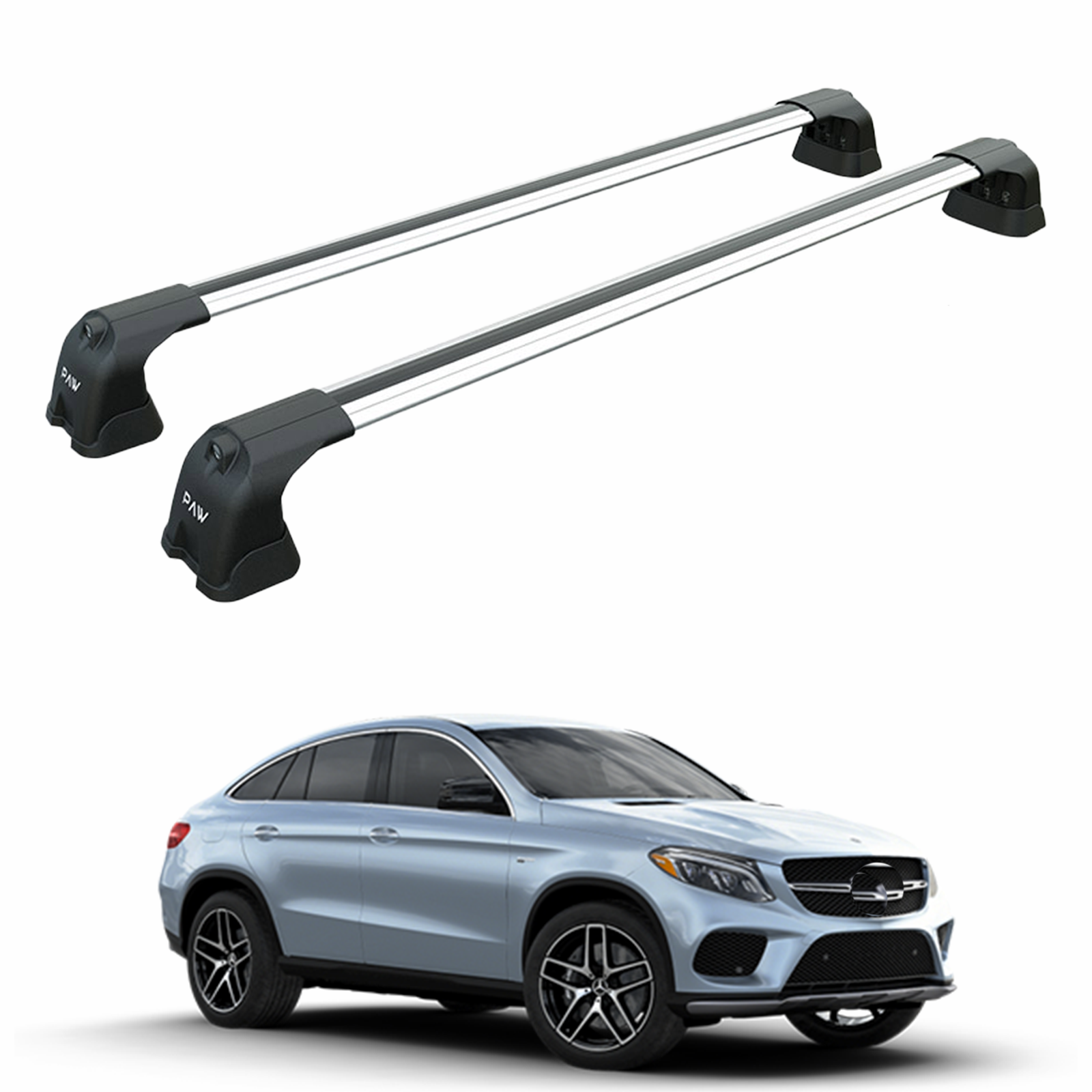 Mercedes Gle Coupe C167 2018-2025 Portbagaj Taşıyıcı Ara Atkı Aparatı Paw Pro 3 Gri