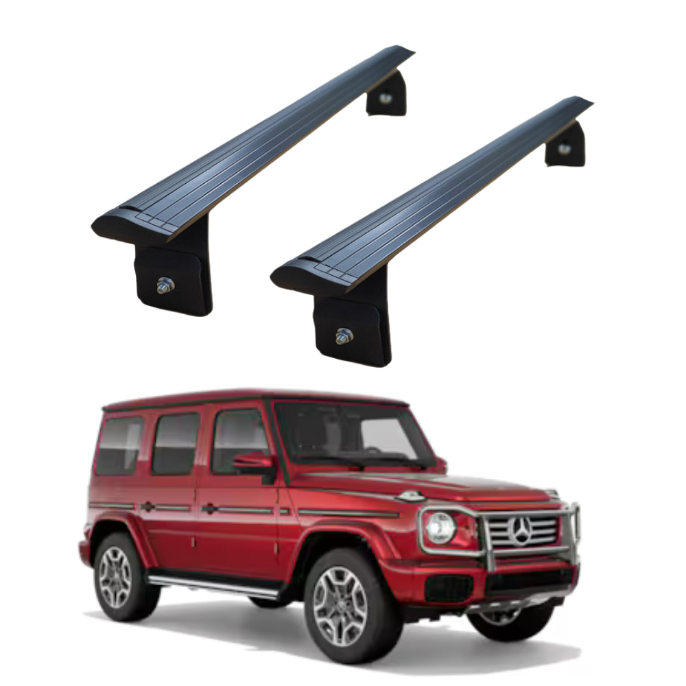 Mercedes G W463 1989-2018 Yagmur Oluklu Tavan Taşıyıcı Ara Atkısı Paw, Siyah