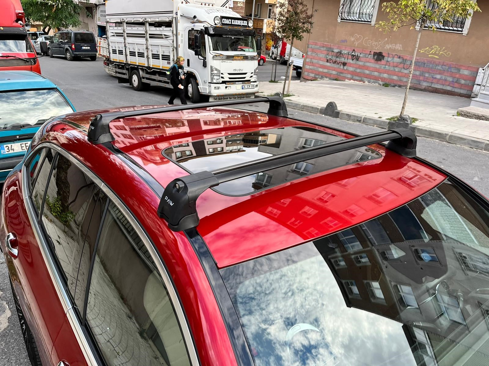 Paw Mercedes-Benz EQC (N293) 2019-2025 Ara Atkı Portbagaj Taşıyıcı - Pro 3 Gri