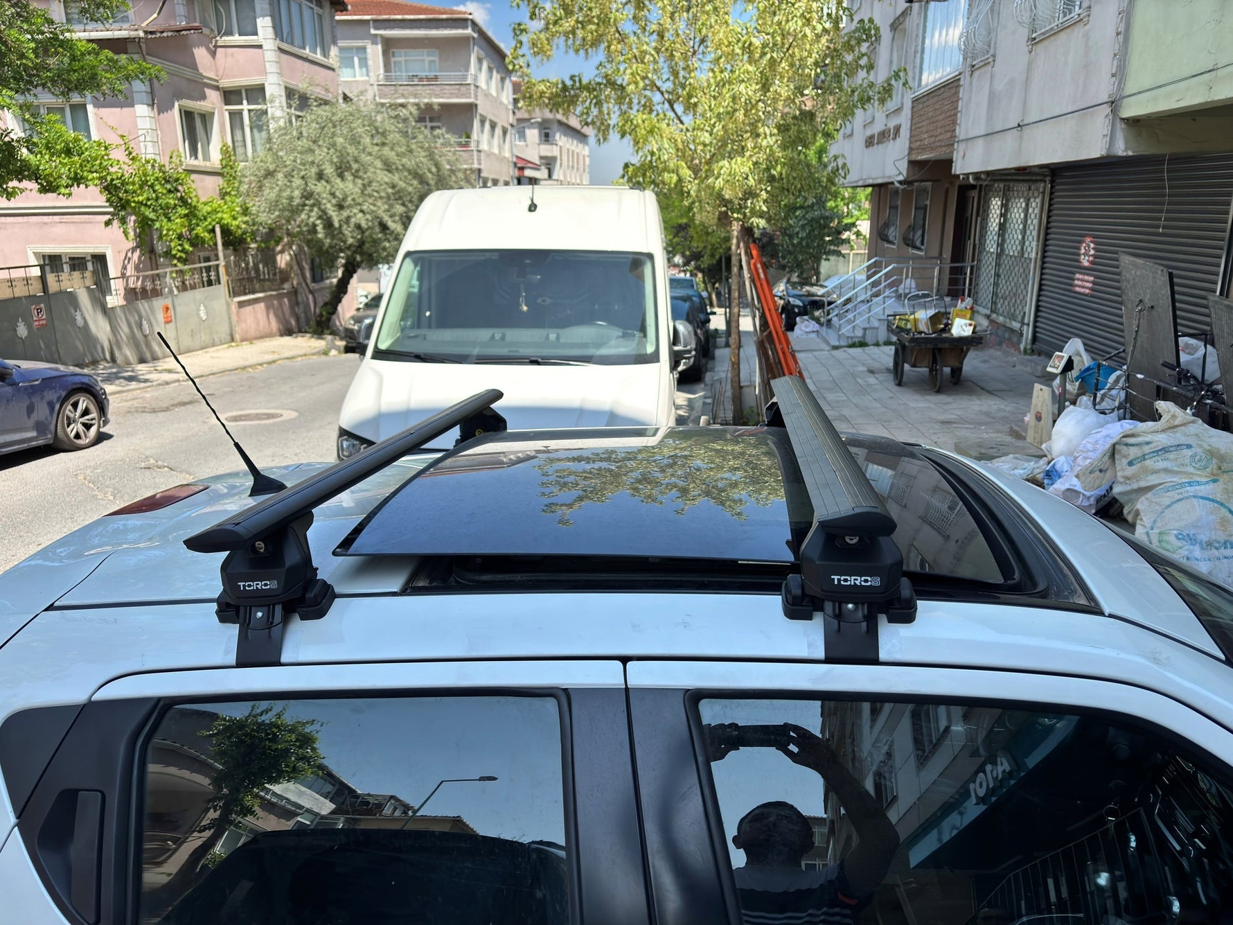Nissan Juke F15 2011-2019 Oluksuz Üst Tavan Portbagaj Taşıyıcı Ara Atkısı Toros Serisi Pro 4 Gri