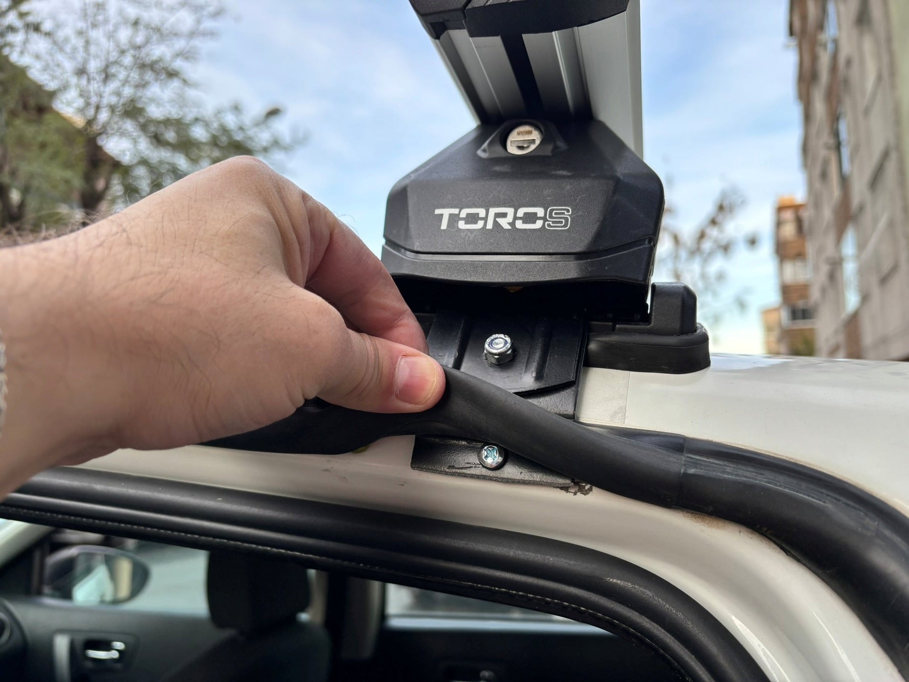 Nissan Qashqai J10 (2006-2013) Tavan Portbagaj Taşıyıcı Ara Atkısı, Toros Pro 4, Siyah