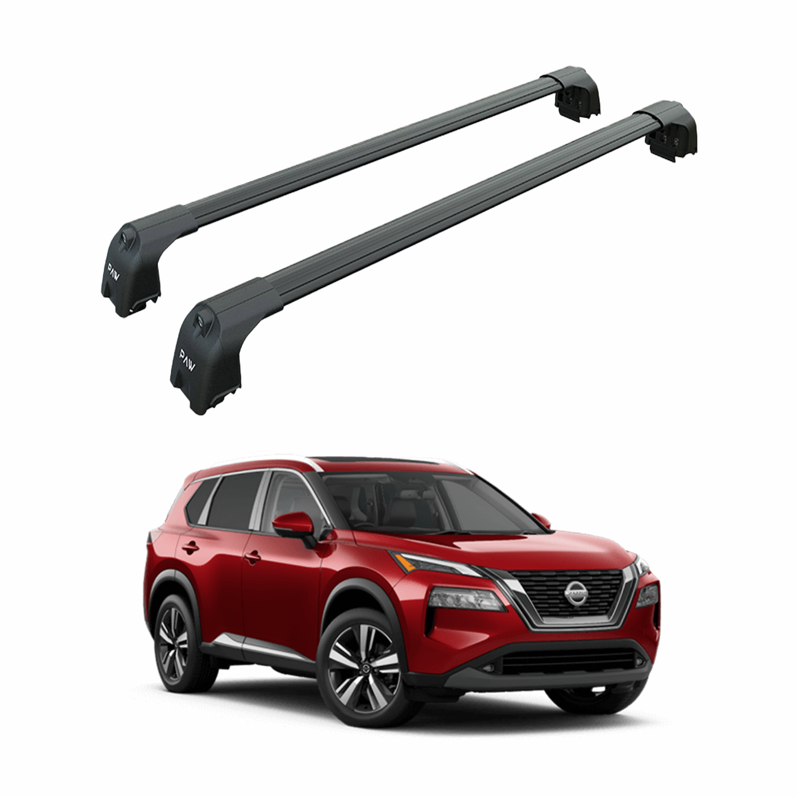 Nissan X-Trail T33 için Portbagaj Taşıyıcı – Paw Pro 2 Alüminyum Tavan Çubuğu Siyah