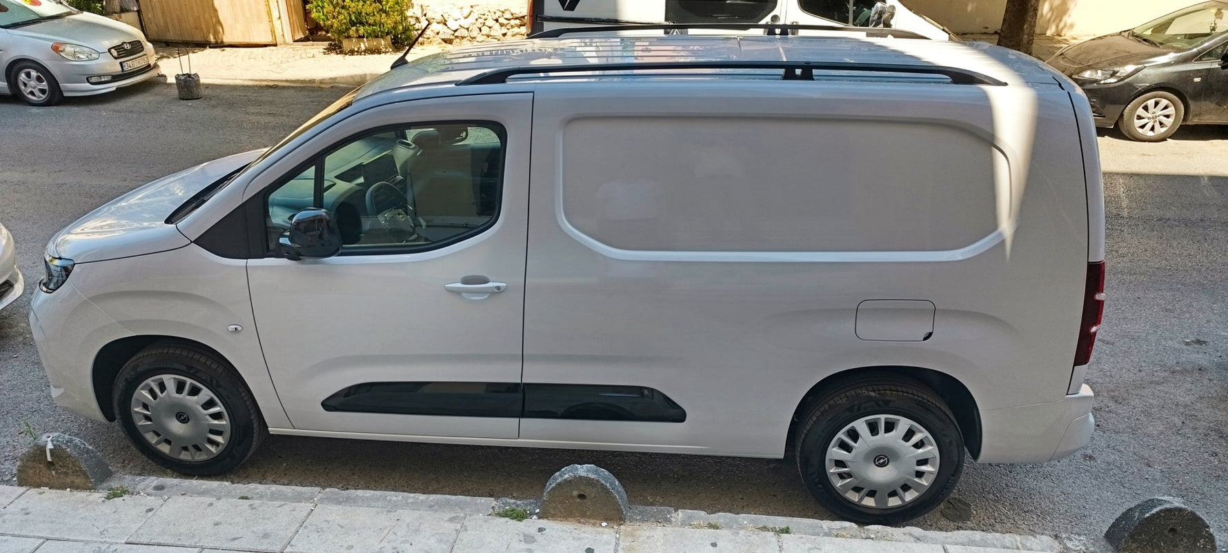 Fiat Doblo STD (2022-2025) Alüminyum Tavan Rayları, Plus Serisi - Gri