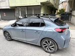Opel Corsa F 2019-2025 Oluksuz Üst Tavan Portbagaj Taşıyıcı Ara Atkısı Toros Serisi Pro 4 Gri