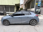 Opel Corsa F 2019-2025 Oluksuz Üst Tavan Portbagaj Taşıyıcı Ara Atkısı Toros Serisi Pro 4 Gri