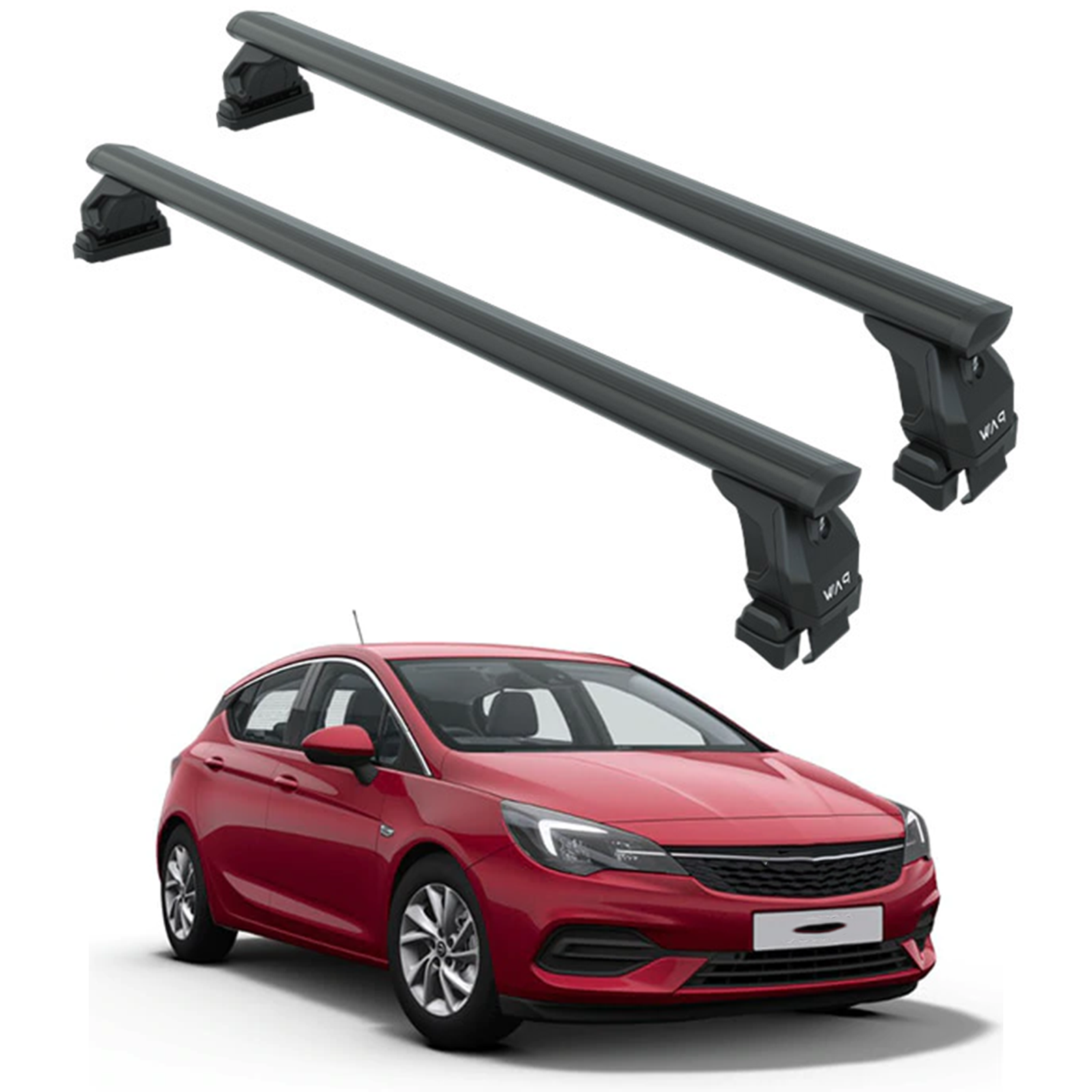 Opel Astra K 2015-2021 Oluksuz Üst Tavan Portbagaj Taşıyıcı Ara Atkısı Paw Serisi Pro 4 Siyah