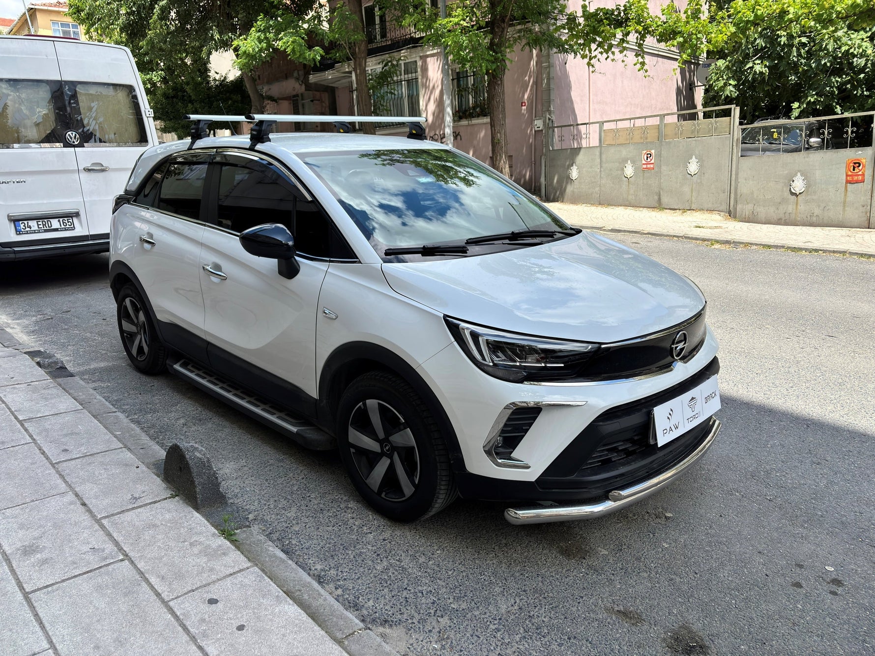 Opel Crossland 2019-2025 Oluksuz Üst Tavan Portbagaj Taşıyıcı Ara Atkısı Toros Serisi Pro 4 Siyah