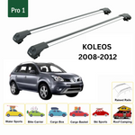 Renault Koleos 2008-2012 Oluksuz Üst Tavan Portbagaj Taşıyıcı Ara Atkısı Toros Serisi Pro 4 Gri
