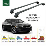BMW X2 F39 (2018-2023) Uyumlu Tavan Ara Barı-Pro 2-Siyah