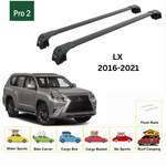 Lexus Lx 570 2016-2021 Portbagaj Taşıyıcı Ara Atkisi - Ara Çubuk Paw Pro 2 Siyah