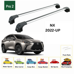 Lexus Nx-Series 2022-2025 Portbagaj Taşıyıcı Ara Atkisi - Ara Çubuk Paw Pro 2 Fix Gri