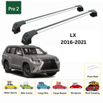 Lexus Lx 570 2016-2021 Portbagaj Taşıyıcı Ara Atkisi - Ara Çubuk Paw Pro 2 Gri