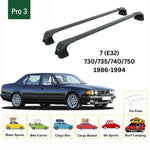 Paw BMW 7 Serisi E32 (1986-1994) Ara Atkı Portbagaj Taşıyıcı Pro 3 Siyah