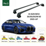 Paw BMW i4 (2021-2025) Ara Atkı Portbagaj Taşıyıcı Aparat - Pro 3 Siyah