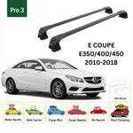 Paw Mercedes-Benz E-Serisi Coupe (C207) 2010-2017 Ara Atkı Portbagaj Taşıyıcı - Pro 3 Siyah