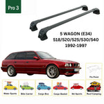 Paw BMW 5 Serisi Wagon E34 (1992-1997) Ara Atkı Portbagaj Taşıyıcı Pro 3 Gri