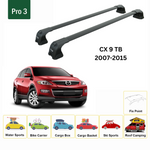 Paw Mazda CX-9 (TB) 2007-2015 Ara Atkı Portbagaj Taşıyıcı - Pro 3 Siyah