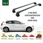 Bmw 1 Serisi Hatchback E87 (2004-2011) Ara Atkı Portbagaj Taşıyıcı - Paw Pro 3 Siyah