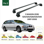 Paw BMW 5 Serisi Wagon E39 (1997-2000) Ara Atkı Portbagaj Taşıyıcı Pro 3 Siyah