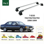 Paw BMW 7 Serisi E32 (1986-1994) Ara Atkı Portbagaj Taşıyıcı Pro 3 Gri