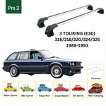 Paw BMW 3 Serisi Touring E30 (1988-1993) Ara Atkı Portbagaj Taşıyıcı Pro 3 Gri