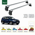 BMW X3 E83 (2003-2010) Uyumlu PAW Toros Serisi Pro 4 Tavan Ara Barı -Gri